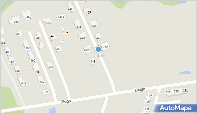Marki, Długa, 42b, mapa Marki