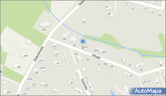 Marki, Długa, 64, mapa Marki