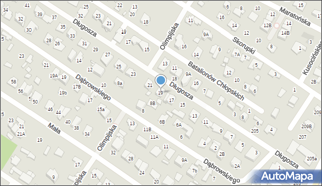 Marki, Długosza Jana, 19, mapa Marki
