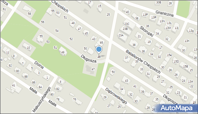Marki, Długosza Jana, 48, mapa Marki