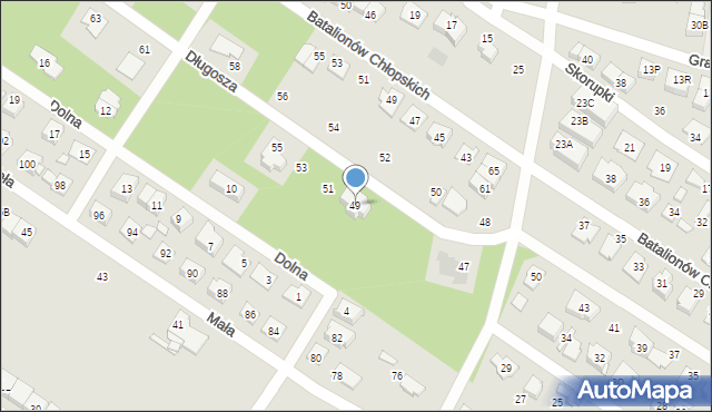 Marki, Długosza Jana, 49, mapa Marki