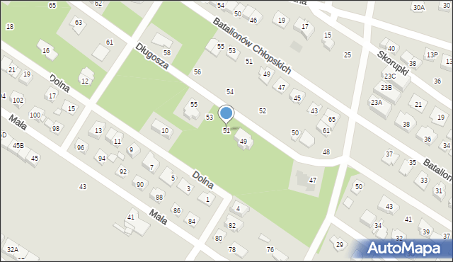 Marki, Długosza Jana, 51, mapa Marki