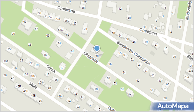 Marki, Długosza Jana, 58, mapa Marki