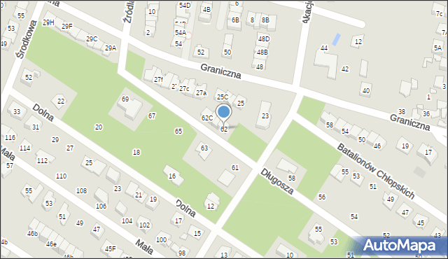 Marki, Długosza Jana, 62, mapa Marki