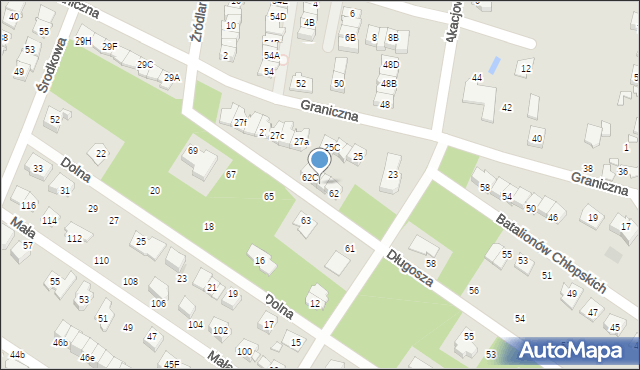 Marki, Długosza Jana, 62B, mapa Marki