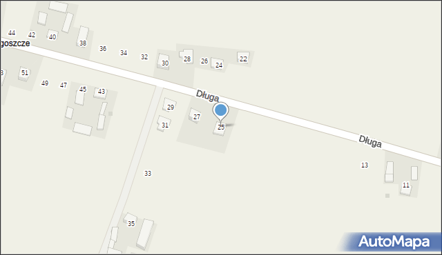 Marszowice, Długa, 25, mapa Marszowice