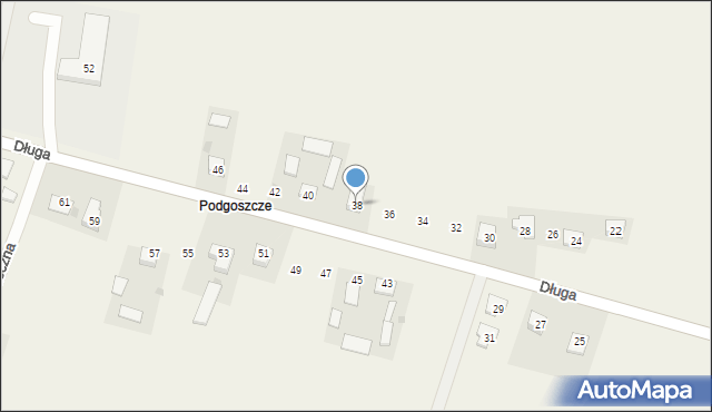 Marszowice, Długa, 38, mapa Marszowice