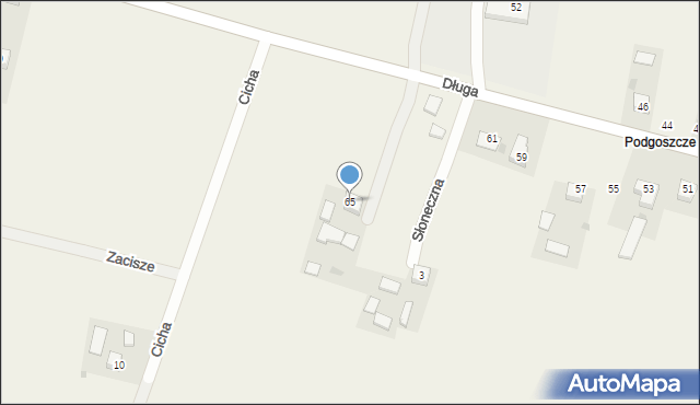 Marszowice, Długa, 65, mapa Marszowice