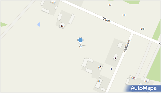 Michałów, Długa, 67, mapa Michałów