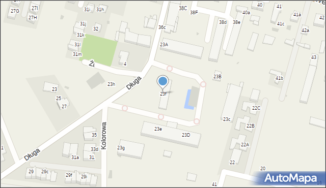 Mierzyn, Długa, 23f, mapa Mierzyn