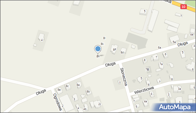 Mierzyn, Długa, 8h, mapa Mierzyn