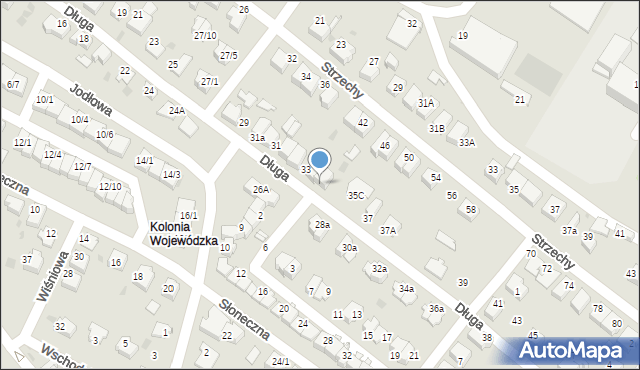 Mikołów, Długa, 35b, mapa Mikołów