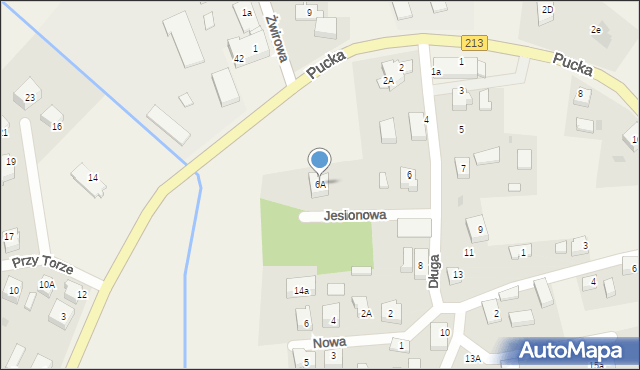 Minkowice, Długa, 6A, mapa Minkowice