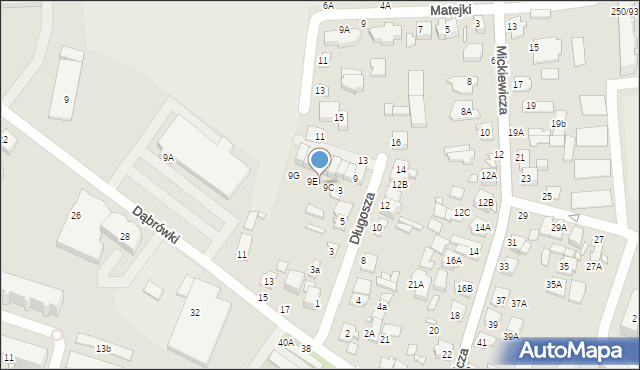 Mińsk Mazowiecki, Długosza Jana, 9D, mapa Mińsk Mazowiecki