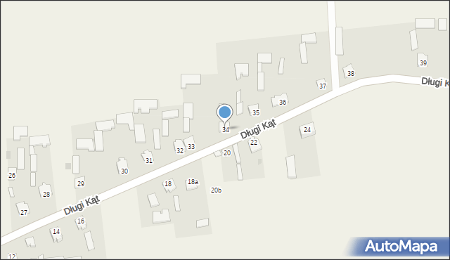 Mnin, Długi Kąt, 34, mapa Mnin