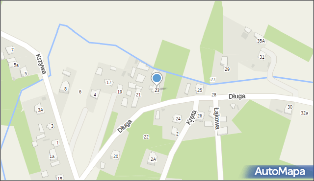 Mogowo, Długa, 23, mapa Mogowo