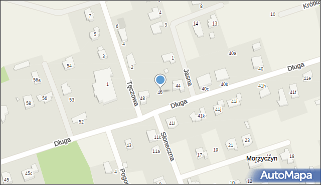 Morzyczyn, Długa, 46, mapa Morzyczyn