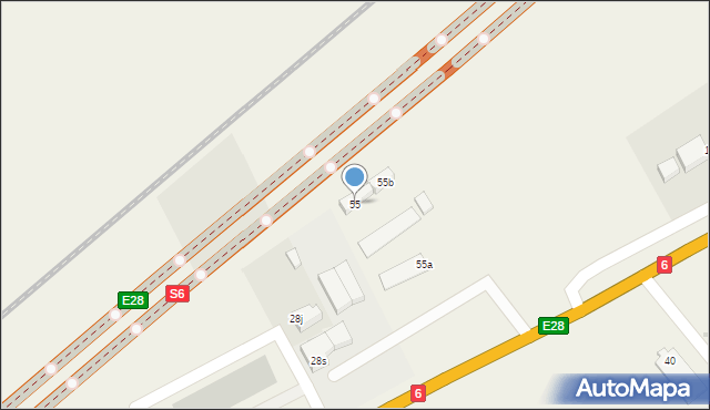 Mosty, Długa, 55, mapa Mosty