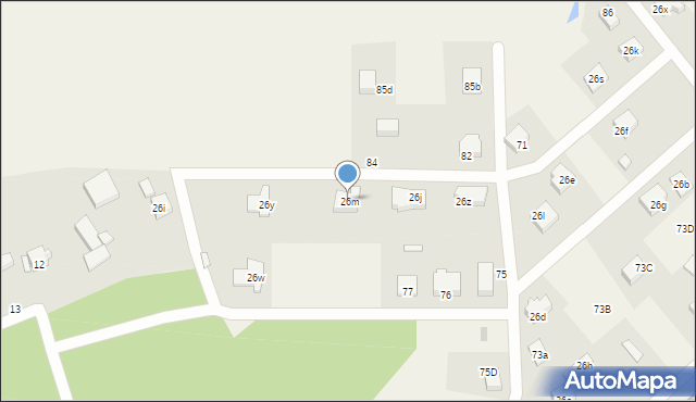 Mosty, Długa, 26m, mapa Mosty