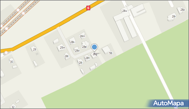 Mosty, Długa, 28g, mapa Mosty