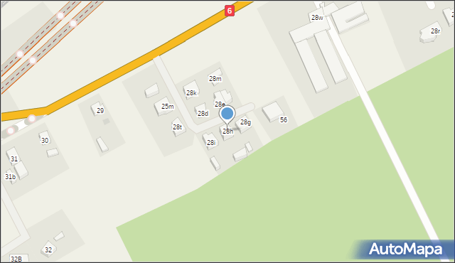 Mosty, Długa, 28h, mapa Mosty