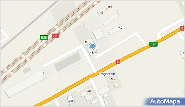 Mosty, Długa, 28s, mapa Mosty