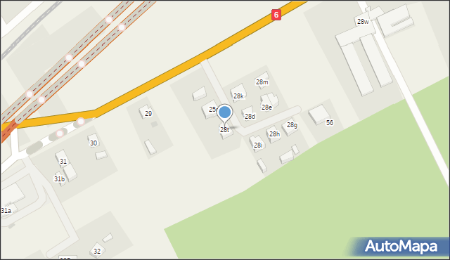Mosty, Długa, 28t, mapa Mosty
