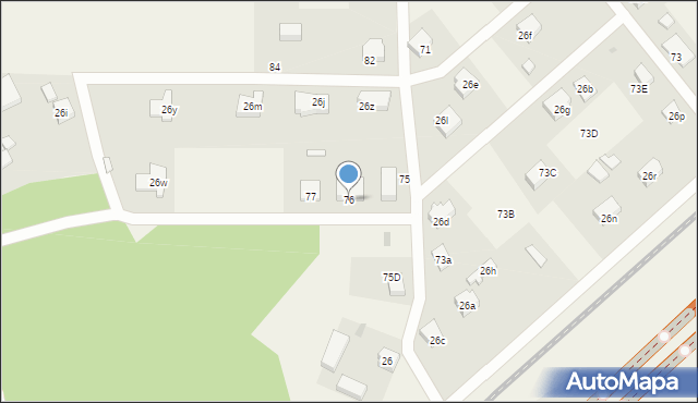 Mosty, Długa, 76, mapa Mosty