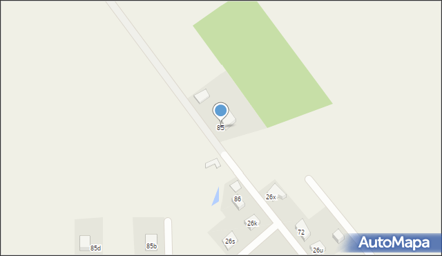 Mosty, Długa, 85, mapa Mosty