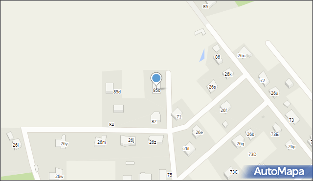 Mosty, Długa, 85b, mapa Mosty