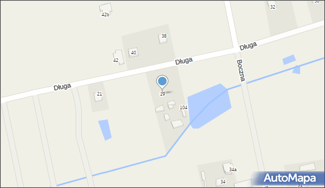 Myśliszewice, Długa, 19, mapa Myśliszewice