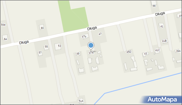 Myśliszewice, Długa, 47A, mapa Myśliszewice