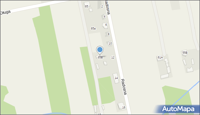 Myśliszewice, Długa, 65B, mapa Myśliszewice