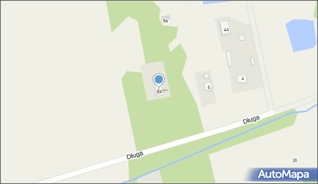 Myśliszewice, Długa, 8A, mapa Myśliszewice