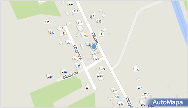 Mysłowice, Długa, 220, mapa Mysłowice