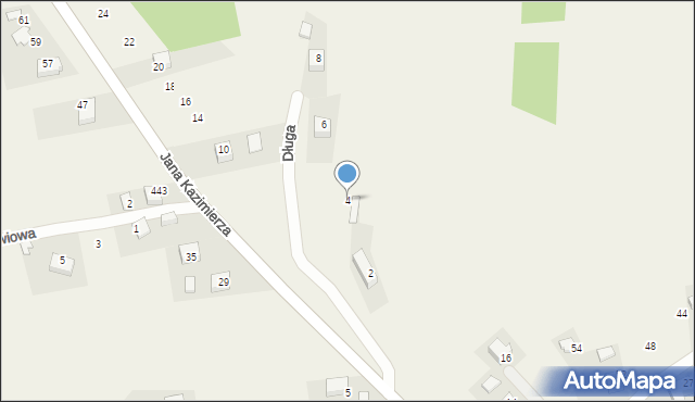 Nowa Góra, Długa, 4, mapa Nowa Góra