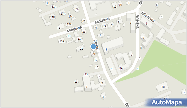 Nowy Dwór Mazowiecki, Długa, 19, mapa Nowy Dwór Mazowiecki