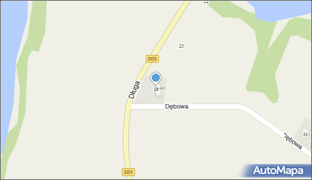 Odrzechowa, Długa, 18, mapa Odrzechowa