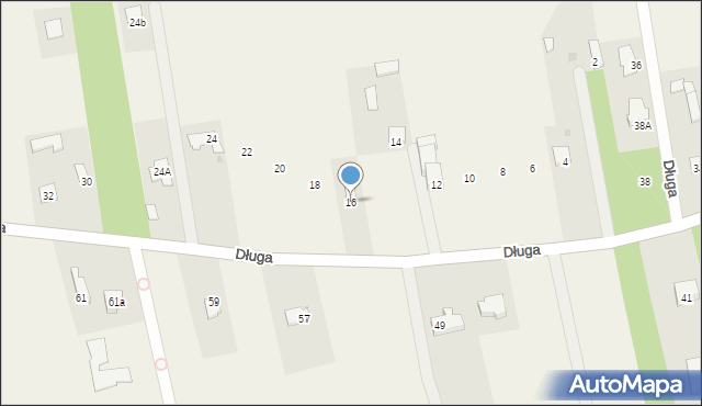 Ojrzanów-Towarzystwo, Długa, 16, mapa Ojrzanów-Towarzystwo