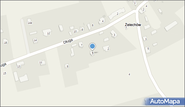 Ojrzanów-Towarzystwo, Długa, 5, mapa Ojrzanów-Towarzystwo