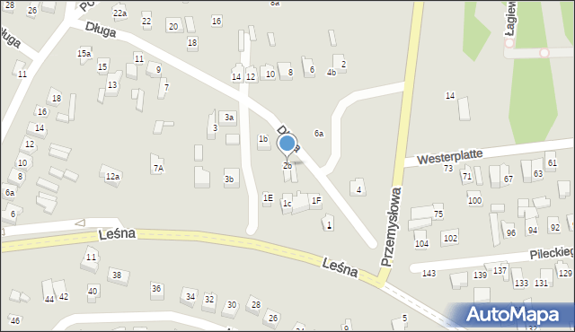 Opoczno, Długa, 2b, mapa Opoczno