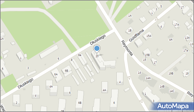 Otwock, Dłuskiego Kazimierza, 10, mapa Otwock