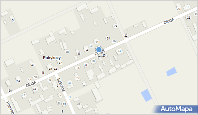Patrykozy, Długa, 27, mapa Patrykozy