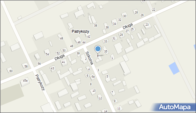 Patrykozy, Długa, 37, mapa Patrykozy