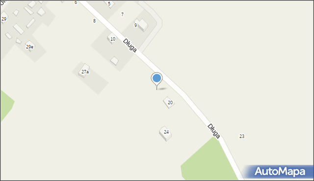 Piecki, Długa, 18, mapa Piecki