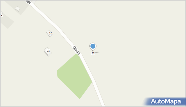 Piecki, Długa, 23, mapa Piecki
