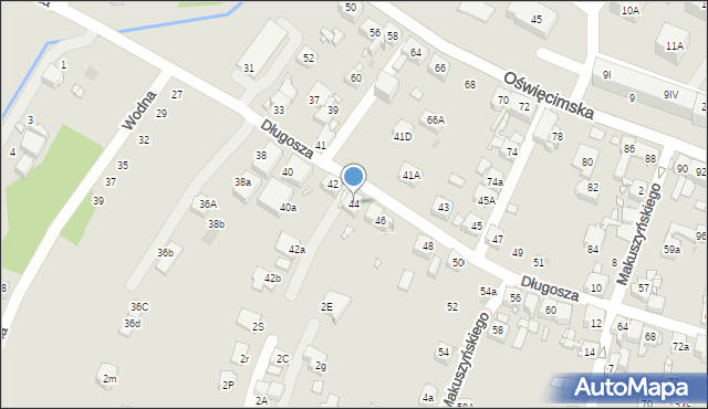 Piekary Śląskie, Długosza Jana, 44, mapa Piekary Śląskie