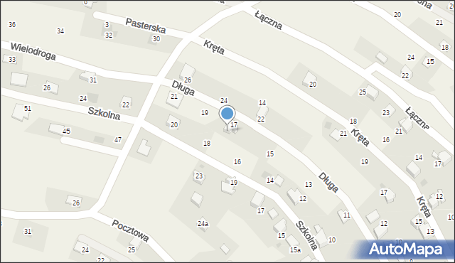 Pietrzykowice, Długa, 9, mapa Pietrzykowice