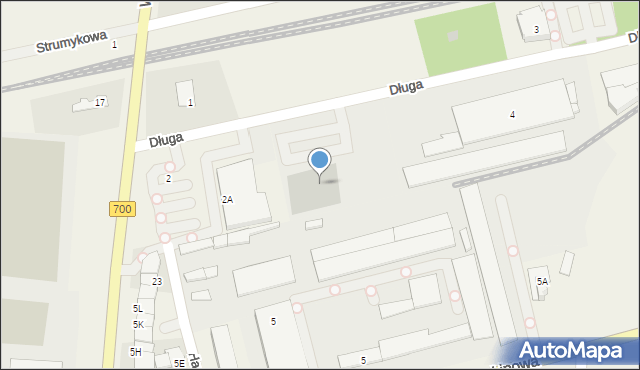 Płochocin, Długa, 2b, mapa Płochocin