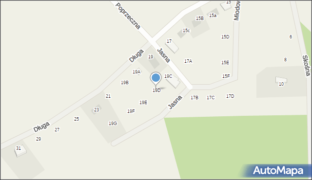 Podańsko, Długa, 19D, mapa Podańsko